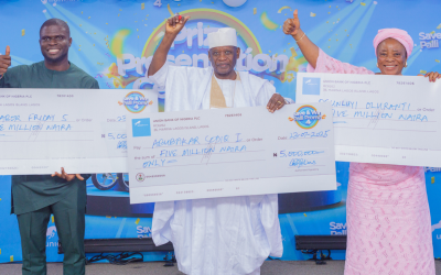 Union Bank Awards ₦15 Million to Grand Prize Winners in the Save and Win Palli Promo 4